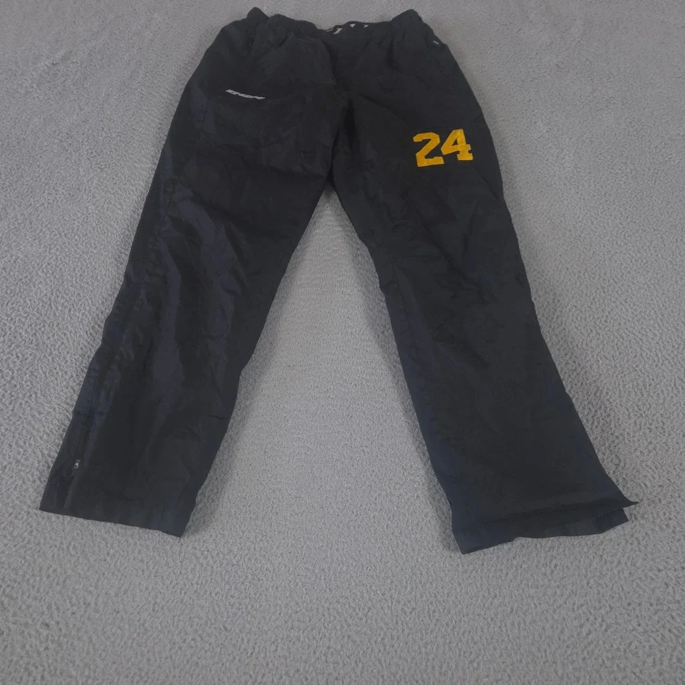 CCM Pants Kids Medium Black Hockey Tactical Cool Pants Straight Leg Number 24